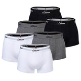 s.Oliver Herren Boxershorts, 6er Pack - Trunks, Hipsters, Baumwoll-Stretch