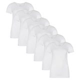 Bamboo basics Damen T-Shirt KATE, 6er Pack - Unterhemd, Rundhals, Single Jersey