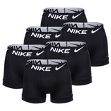 NIKE Herren Boxer Shorts, 6er Pack - Trunks, Dri-Fit Micro, Logobund