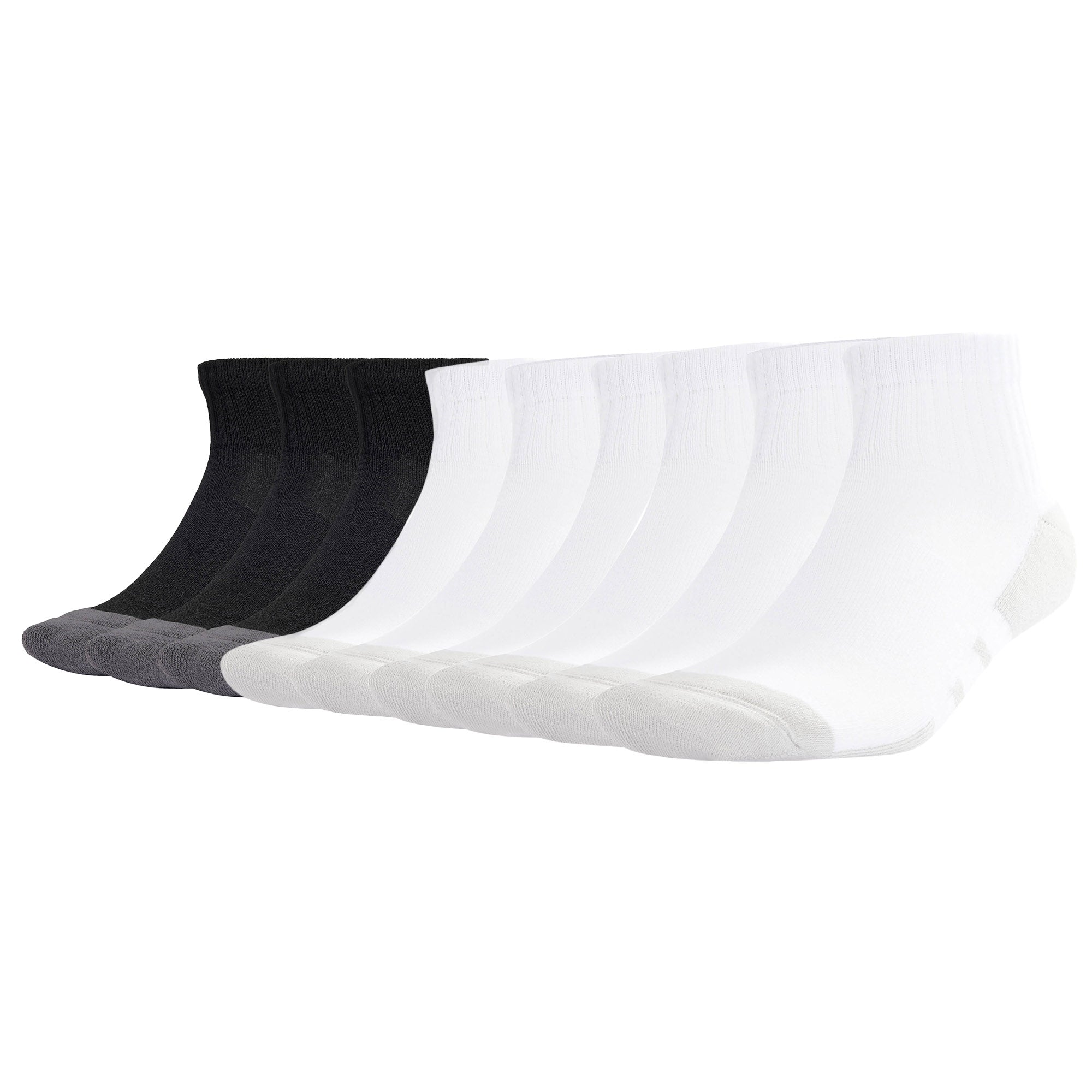 adidas Unisex Quartersocken, 9er Pack - Essentials Climacool Quarter Socken, Logo