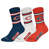 NFL Unisex Socken, 3er Pack - NFL Teams, 3Pack Crew Socks, Football, Logo, Baumwollmischung