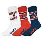 NFL Unisex Socken, 3er Pack - NFL Teams, 3Pack Crew Socks, Football, Logo, Baumwollmischung