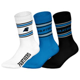 NFL Unisex Socken, 3er Pack - NFL Teams, 3Pack Crew Socks, Football, Logo, Baumwollmischung