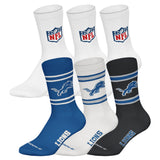 NFL Unisex Socken, 6er Pack - NFL Teams, 6Pack Crew Socks, Football, Logo, Baumwollmischung
