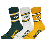 NFL Unisex Socken, 3er Pack - NFL Teams, 3Pack Crew Socks, Football, Logo, Baumwollmischung