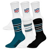 NFL Unisex Socken, 6er Pack - NFL Teams, 6Pack Crew Socks, Football, Logo, Baumwollmischung
