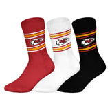NFL Unisex Socken, 3er Pack - NFL Teams, 3Pack Crew Socks, Football, Logo, Baumwollmischung
