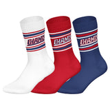 NFL Unisex Socken, 3er Pack - NFL Teams, 3Pack Crew Socks, Football, Logo, Baumwollmischung