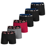 NFL Herren Boxershorts, 6er Pack - NFL Teams, Boxers, Football, Logo, Baumwollmischung