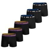 NFL Herren Boxershorts, 6er Pack - NFL Teams, Boxers, Football, Logo, Baumwollmischung