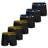 NFL Herren Boxershorts, 6er Pack - NFL Teams, Boxers, Football, Logo, Baumwollmischung