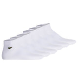 LACOSTE Unisex Sneakersocken, 6er Pack - Baumwollmischung, einfarbig, Logo