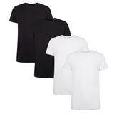 Bamboo basics men's t-shirt RUBEN, pack of 4 - undershirt, crew neck, Single Jersey