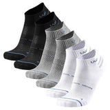 UYN Unisex Sneakersocken, 6er Pack - Everyday Low Cut Socks, Logo, einfarbig