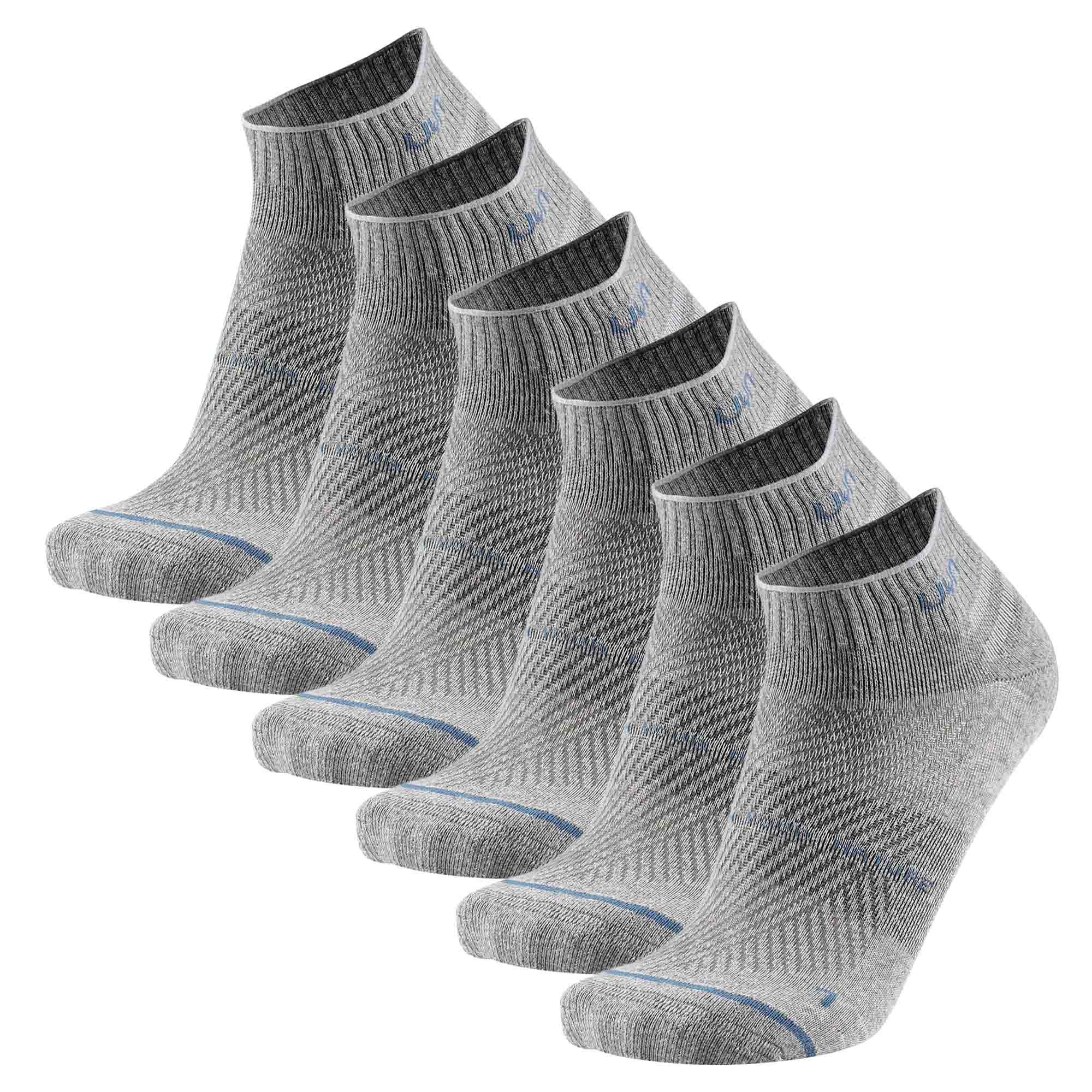 UYN Unisex Sneakersocken, 6er Pack - Everyday Low Cut Socks, Logo, einfarbig