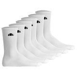 ellesse Unisex Socken, 6er Pack - ALACRE, Crew Socken, Logo, einfarbig