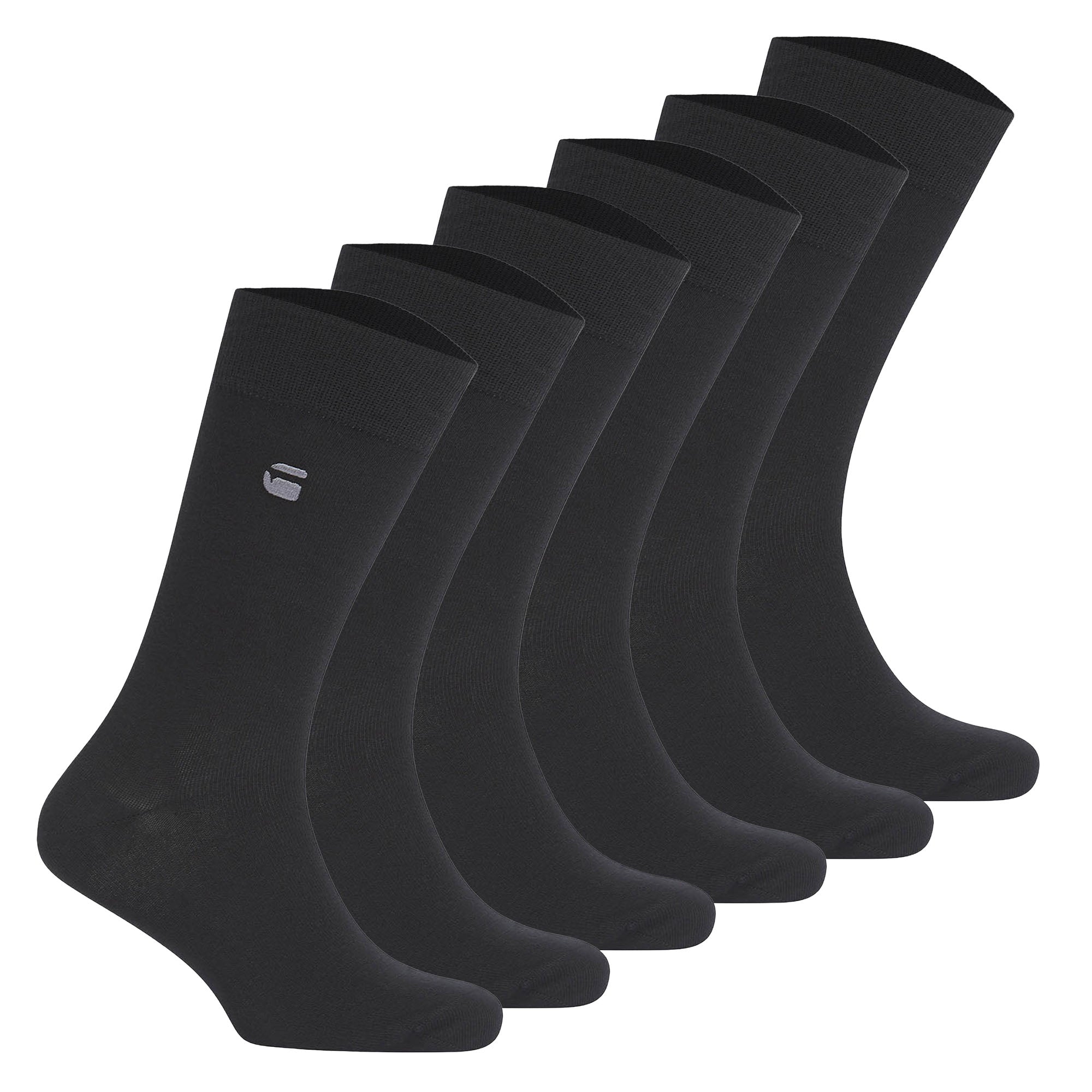 G-STAR Herren Socken, 6er Pack - SAGE, Dress Socks, Logo, einfarbig
