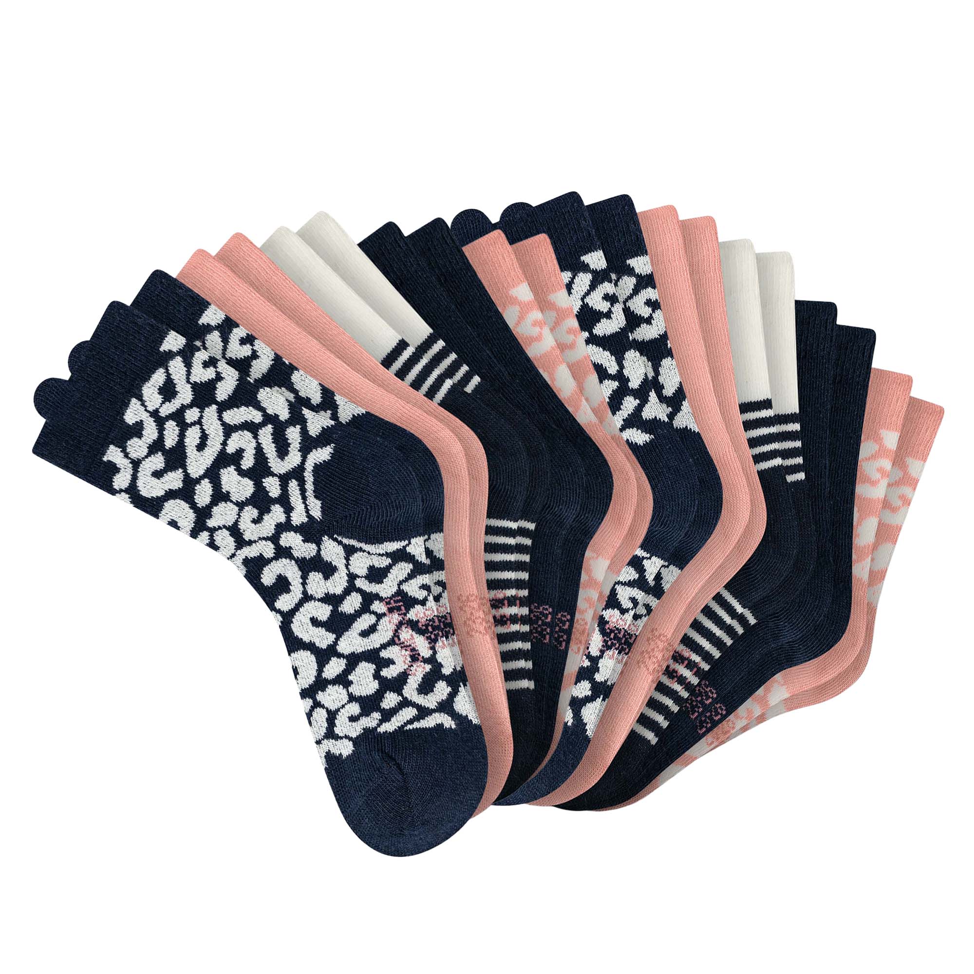 SCHIESSER Mädchen Socken, 10er Pack - "Legwear Kids", Muster, Baumwolmischung