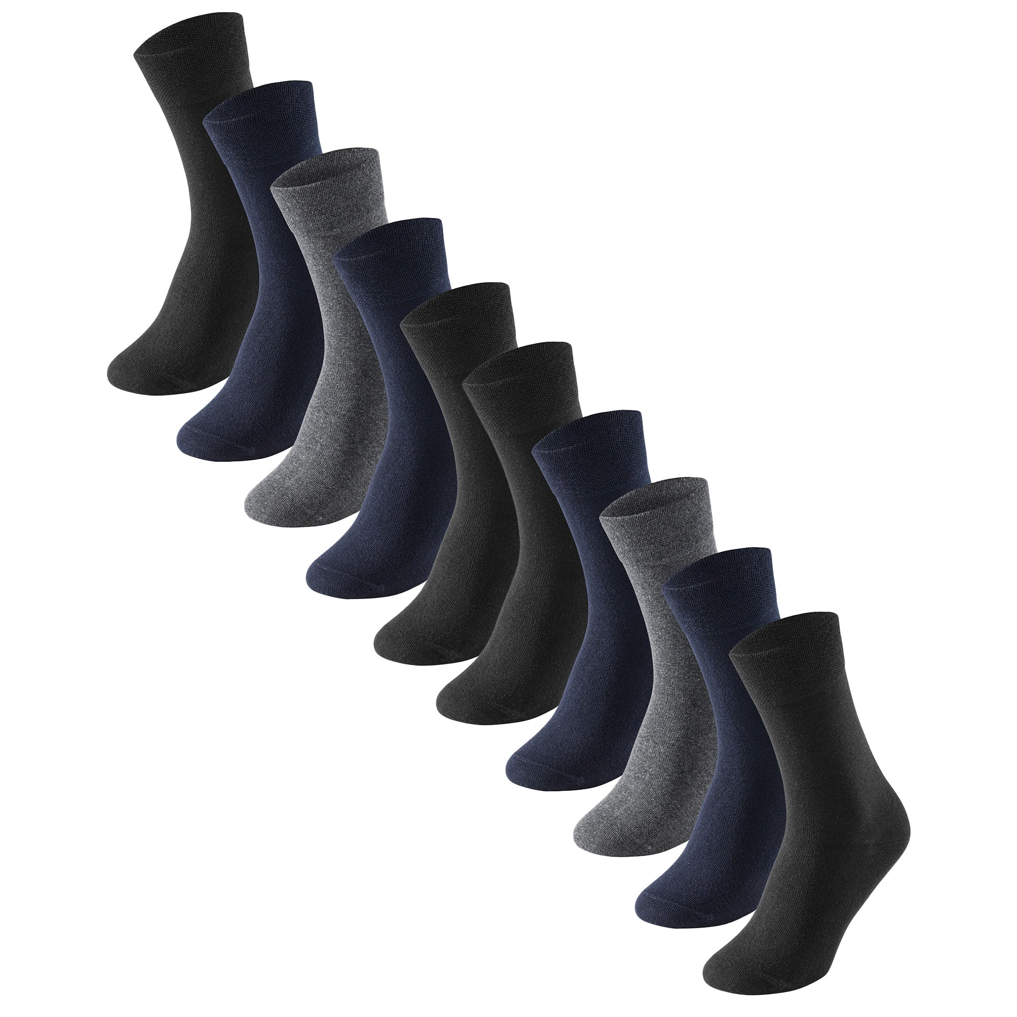 SCHIESSER Herren Socken - Bluebird, 10er Pack, Baumwollmix