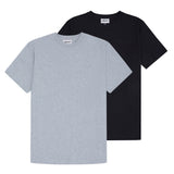ellesse Herren T-Shirt 2er Pack - ACCIANO, Kurzarm, Rundhals, Logo, Baumwolle, einfarbig
