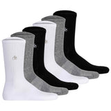 SCOTCH&SODA Men's socks, 6-pack - 1/2 Terry Cotton Crew, One Size, solid colour