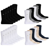 SCOTCH&SODA Men's socks, 6-pack - 1/2 Terry Cotton Crew, One Size, solid colour