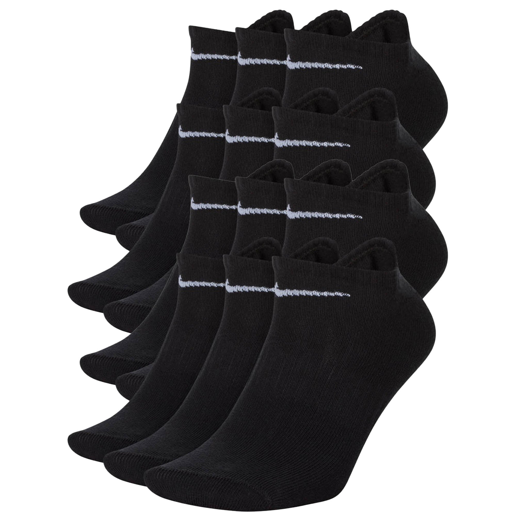 NIKE Unisex 12er Pack Sneaker Sportsocken - Everyday, Lightweight No Show, einfarbig