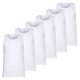 LACOSTE Herren Unterhemden, 6er Pack - Tank Top, Rundhals, Slim Fit, Baumwolle, einfarbig