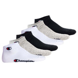 Champion unisex socks, 6-pack - quarter socks, basic, logo