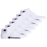 Champion Unisex Socken, 6er Pack - Quarter Socken, Basic, Logo