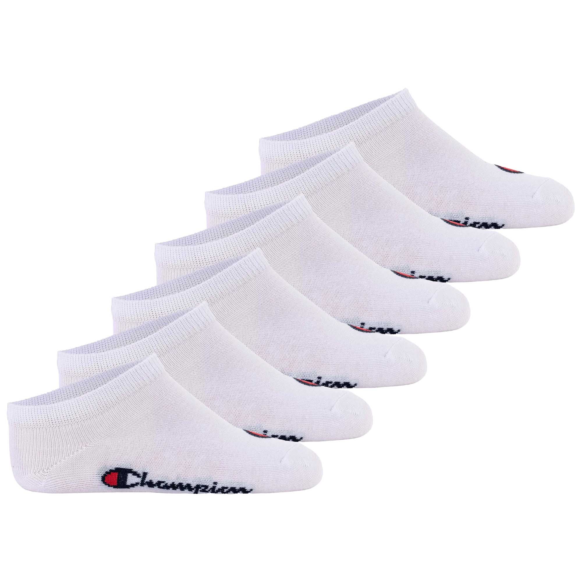 Champion Kinder Socken, 6er Pack - Sneaker Socken, Logo, einfarbig