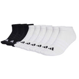adidas Unisex Sneakersocken, 9er Pack - Cushioned Essentials Low Socks, Logo, gepolstert, einfarbig
