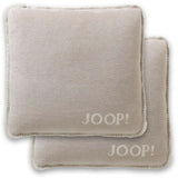 JOOP! Kissenhülle, 2er Pack - UDF Doubleface, 50x50 cm, Logo