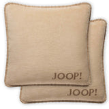 JOOP! Kissenhülle, 2er Pack - UDF Doubleface, 50x50 cm, Logo
