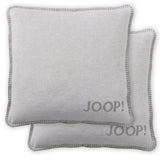 JOOP! Kissenhülle, 2er Pack - UDF Doubleface, 50x50 cm, Logo