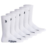 U.S. POLO ASSN. Herren Tennissocken, 6er Pack - Sportsocken, Logo, Baumwoll-Mix