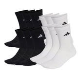 adidas Unisex Socken, 12er Pack - Cushioned Crew Socks, Logo, gepolstert, einfarbig