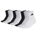 adidas Unisex Quarter Socken, 9er Pack - Thin & Light Sportswear Ankle Socks, Logo, einfarbig