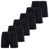 YOURBASICS Herren Jersey-Boxershorts, 6er Pack - Cotton, Eingriff mit Knopf, Muster, Multipack