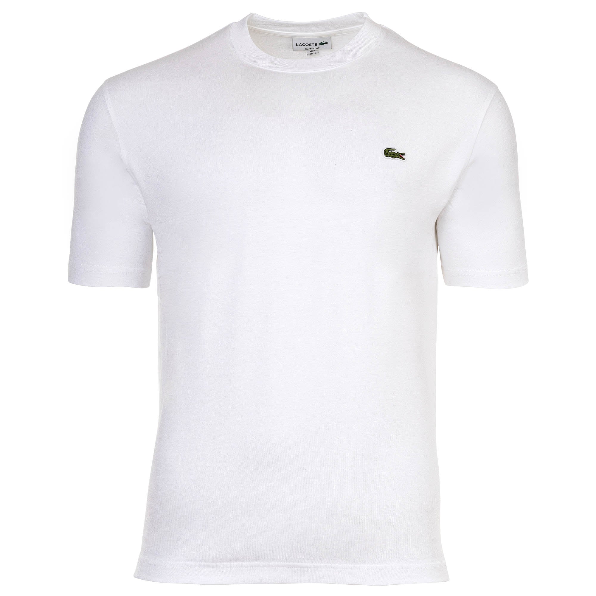 LACOSTE Herren T-Shirt, Rundhals - Classic Fit, Baumwolle, Logo, einfarbig