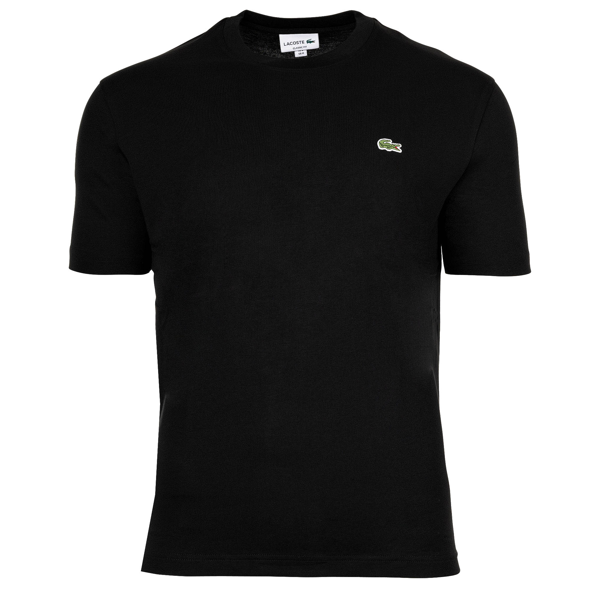 LACOSTE Herren T-Shirt, Rundhals - Classic Fit, Baumwolle, Logo, einfarbig
