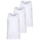 LACOSTE Herren Unterhemden, 3er Pack - Tank Top, Rundhals, Slim Fit, Baumwolle, einfarbig