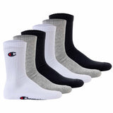 Champion Unisex Socken, 6 Paar - Crew Socken Basic