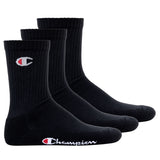 Champion Unisex Socken, 3 Paar - Crew Socken Basic