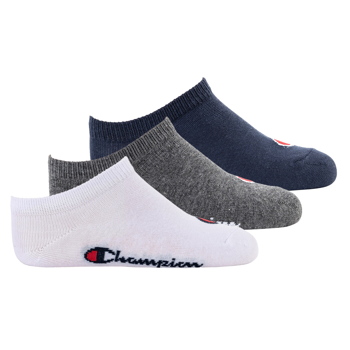 Champion Kinder Socken, 3er Pack - Sneaker, einfarbig