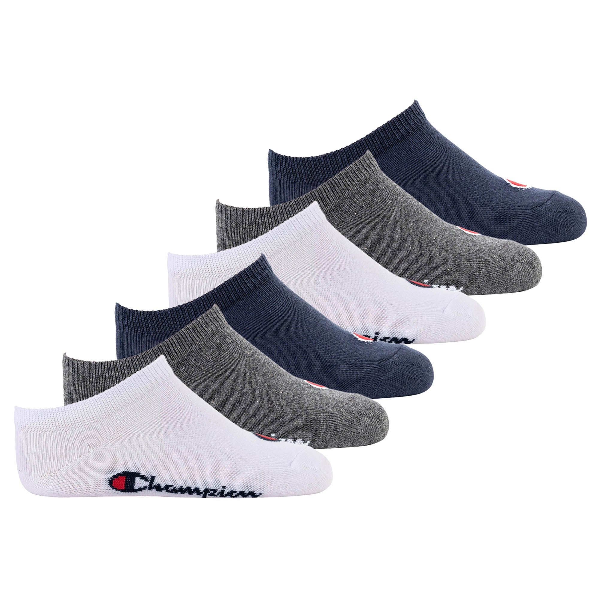 Champion Kinder Socken, 6er Pack - Sneaker, einfarbig