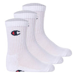 Champion Kinder Socken, 3er Pack - Crew Socken, einfarbig