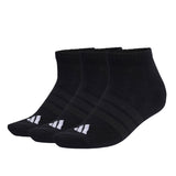 adidas Unisex Sneakersocken, 3er Pack - Cushioned Essentials Low Socks, Logo, gepolstert, einfarbig