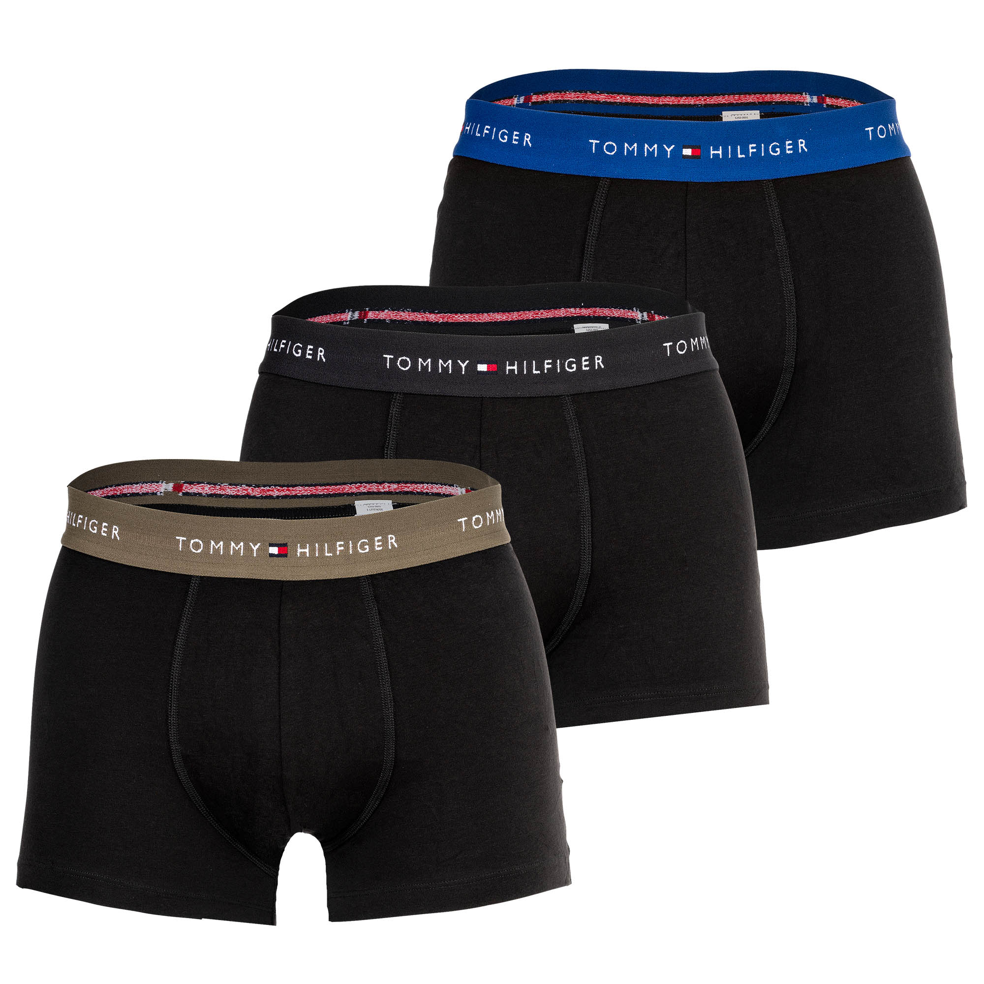 TOMMY HILFIGER men's boxer shorts, 3-pack - trunks, logo, cotton stretch