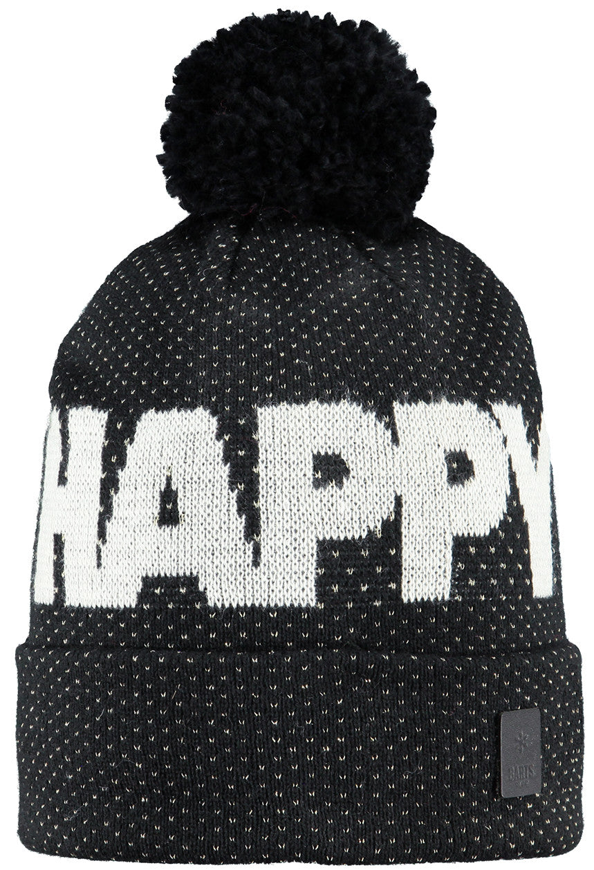 Barts Damen Mütze Woman Lazy Beanie One Size Happy,Lazy - Black, Dark Heather